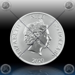1oz NIUE 2 Dollars 2020 "BACK TO THE FUTURE" UNC